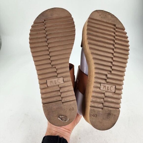 Musse & Cloud Women's sandals Fabiana brown US 9.5 Platform Slingback Sandal - Picture 7 of 9